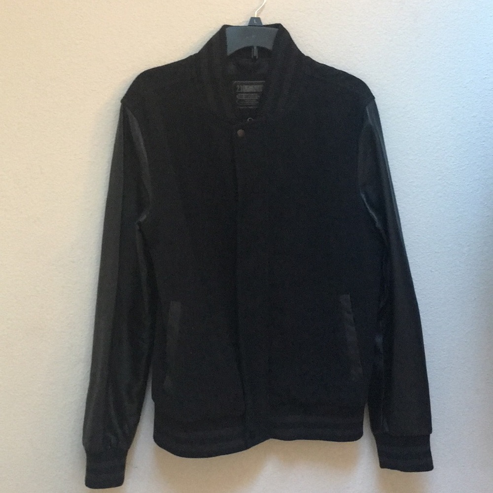 Black letterman jacket